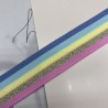 Лампасы трикотажные для шитья, яркие с люрексом, 3,5 см