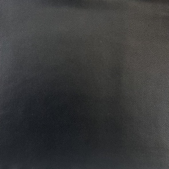 Экокожа на трикотажной основе, тонкая, черная
