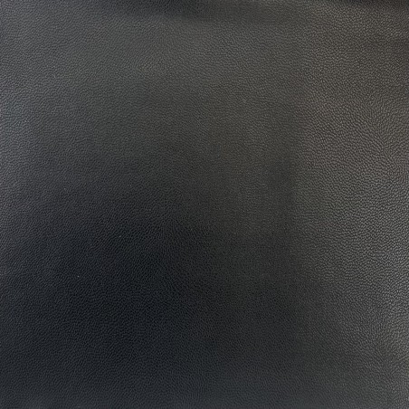 Экокожа на трикотажной основе, тонкая, черная