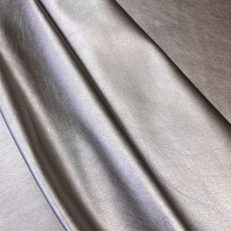 Экокожа золотистая с перламутровым блеском