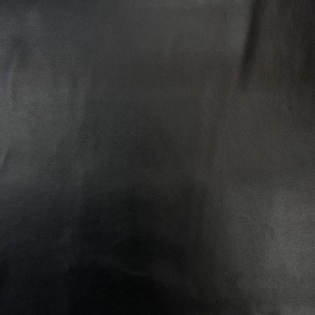 Экокожа на трикотажной основе, черная