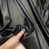 Экокожа на трикотажной основе, черная