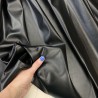 Экокожа на трикотажной основе, черная