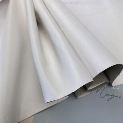Экокожа белая матовая на текстильной основе