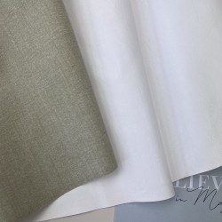 Экокожа белая матовая на текстильной основе