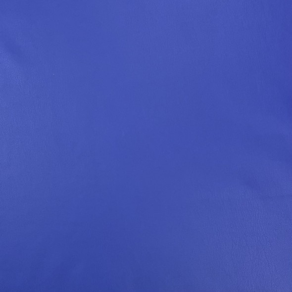 Экокожа на трикотажной основе, ярко-синяя