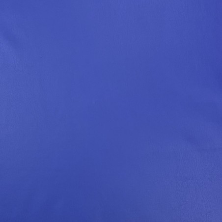 Экокожа на трикотажной основе, ярко-синяя