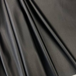 Экокожа на трикотажной основе, черная
