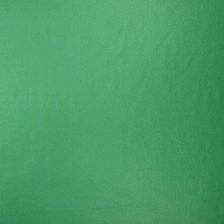 Экокожа на трикотажной основе, ярко-зелёная