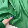 Экокожа на трикотажной основе, ярко-зелёная