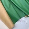 Экокожа на трикотажной основе, ярко-зелёная