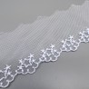 Кружево бледно голубое со звёздами , ширина 5 см