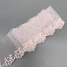 Кружево бледно розовое со звёздами , ширина 5 см