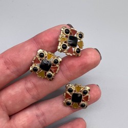 Пуговицы для одежды, на ножке, квадратные, 16 мм