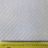 Ткань пальтовая крупное диагональное плетение, молочная