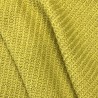 Ткань пальтовая крупное диагональное плетение, горчично-желтая