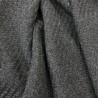 Ткань пальтовая крупное диагональное плетение, серая