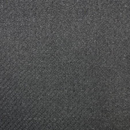 Ткань пальтовая крупное диагональное плетение, серая