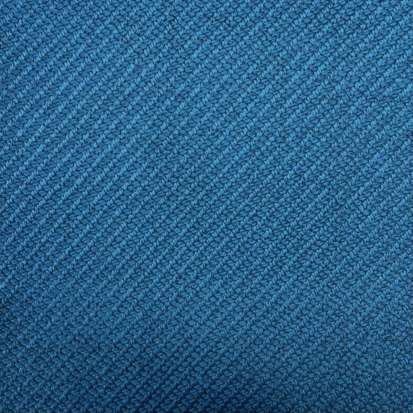 Ткань пальтовая крупное диагональное плетение, бирюзовая
