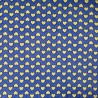 Жаккард с сердцами, ярко-синий