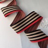 Тесьма трикотажная в полоску, 4 см