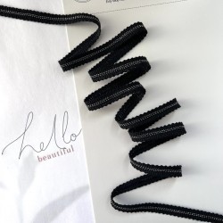 Тесьма текстильная  с цепочками шариками, 20 мм