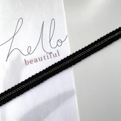 Тесьма текстильная  с цепочками шариками, 20 мм