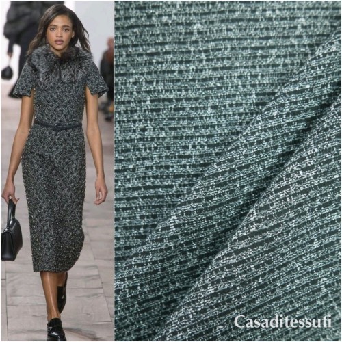 Трикотаж меланжевый с твидовым эффектом