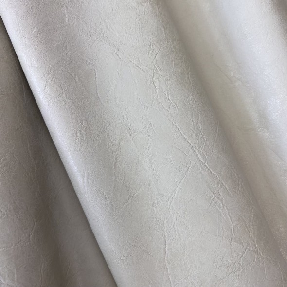 Экокожа плотная на текстильной основе, молочная