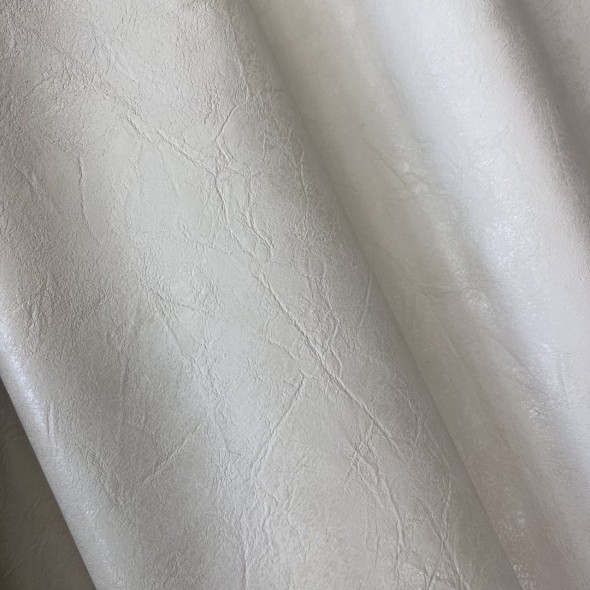 Экокожа плотная на текстильной основе, молочная