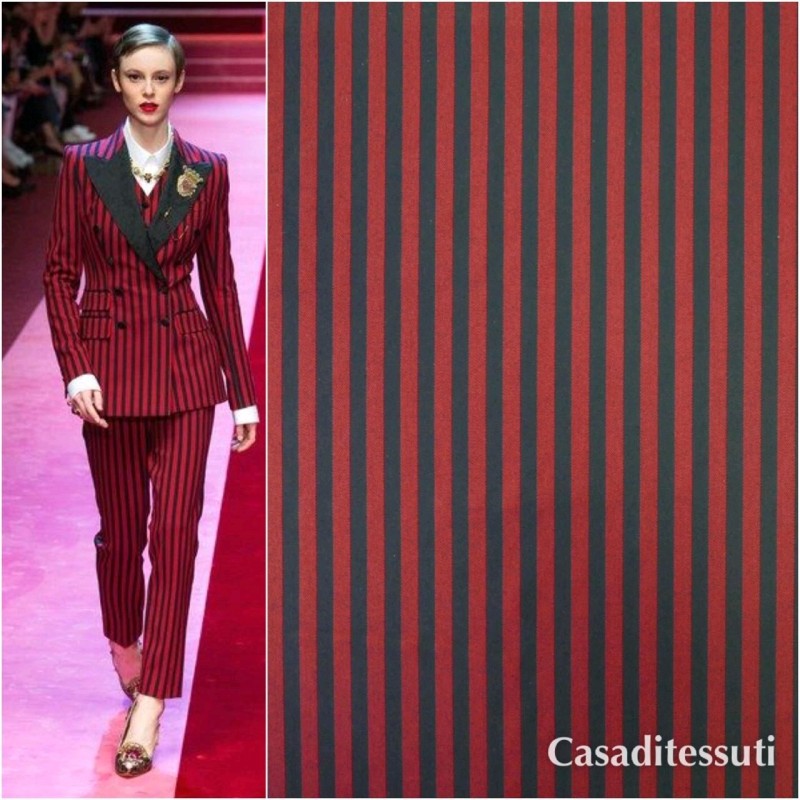 Костюмная поливискоза в полоску