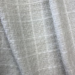 Ткань твид белый приглушенный матовый