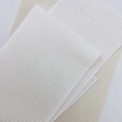 Подвязы трикотажные однотонные молочные, 11см