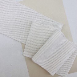 Подвязы трикотажные однотонные молочные, 11см
