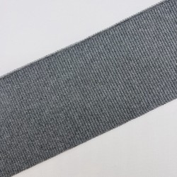 Подвязы трикотажные однотонные серые, 11см