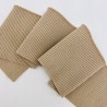 Подвязы трикотажные однотонные бежевые, 11см