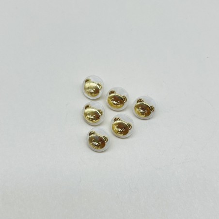 Пуговицы блузочные молочные на ножке, 11 мм