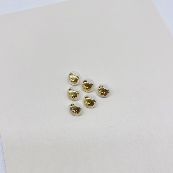 Пуговицы блузочные молочные на ножке, 11 мм