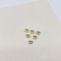 Пуговицы блузочные молочные на ножке, 11 мм