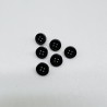 Пуговицы рубашечные черные на ножке ,11,5 мм