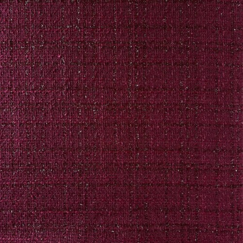 Твид однотонный бордовый с блестящей нитью в тон 2