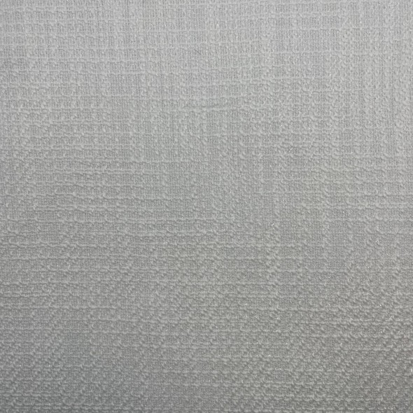 Твид однотонный классический белый   с блестящей нитью в тон