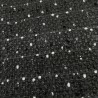 Твид матовый черный с вкраплениями молочных нитей