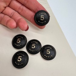 Пуговицы металлические в стиле Шанель