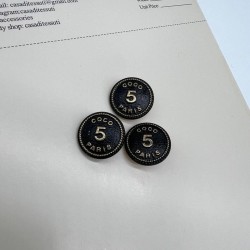 Пуговицы металлические в стиле Шанель