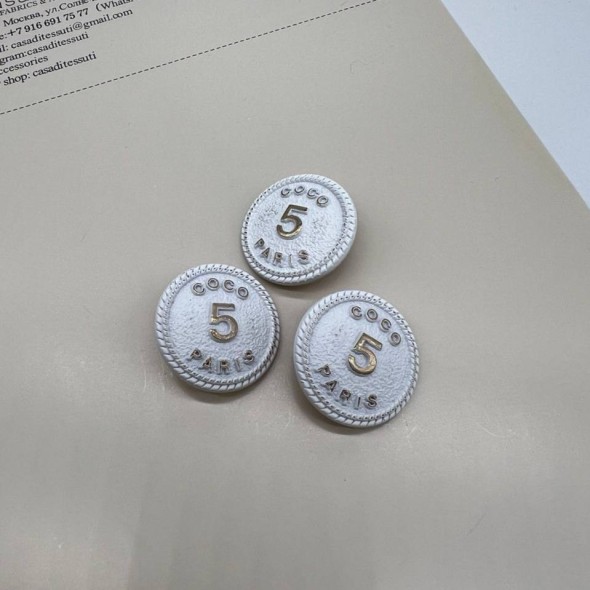 Пуговицы металлические в стиле Шанель