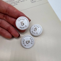 Пуговицы металлические в стиле Шанель
