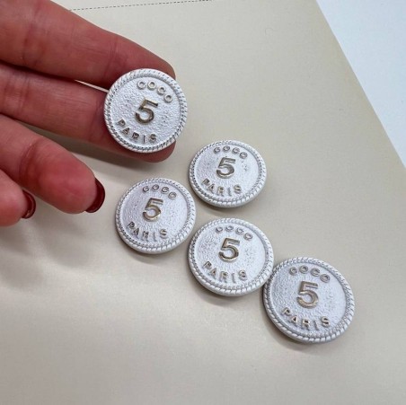 Пуговицы металлические в стиле Шанель