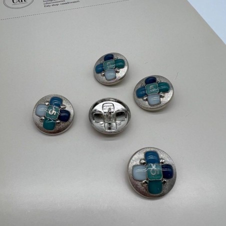 Пуговицы металлические в стиле Шанель