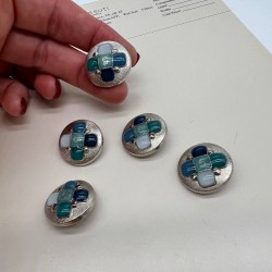 Пуговицы металлические в стиле Шанель